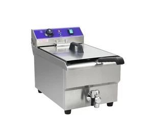 JLK 17L COMMERCIAL COUN ELECTRIC DEEP FRYER+BASKET+DRAIN TAPE 3KW 10A 2 YRS WTY - Picture 1 of 7