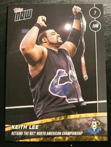 2020 Topps NOW #12 WWE NXT Takeover In Your House Keith Lee NA Champion - Picture 1 of 2