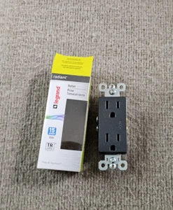 Legrand Radiant 15-Amp 125-Volt Bronze  Indoor Decorator Wall Outlet - Picture 1 of 4