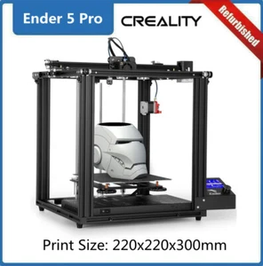 Used Creality Ender 5 Pro 3D Printer Modular Design DIY Printing 220*220*300mm - Afbeelding 1 van 12