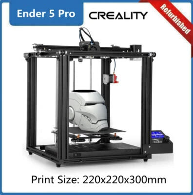 Used Creality Ender 5 Pro 3D Printer Modular Design DIY Printing 220*220*300mm - Image 1 of 4