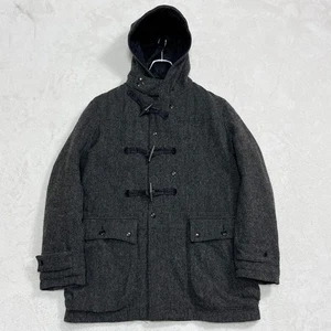 Engineered Garments Herringbone Duffle Coat, Size S, Gray, Men's - Picture 1 of 16