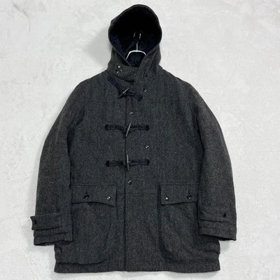 Engineered Garments Herringbone Duffle Coat, Size S, Gray, Men's - Image 1 of 4