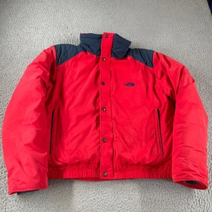 VTG The North Face Quallofil Jacket Puffer Ski Color Block Men L Fit M *Flaws - Picture 1 of 18