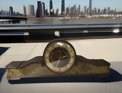 Junghans Buffetuhr  Kaminuhr/Tischuhr W278 50 12 Mitte 20Jh. Vintage - Bild 1 von 4