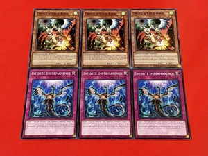 3x Impermanencia Infinita + 3x Droll & Lock Bird | Casi Nuevo | Yu-Gi-Oh! - Imagen 1 de 1