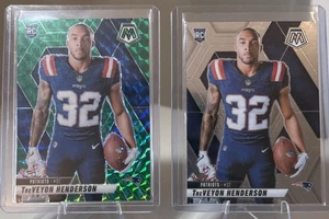 Treveyon Henderson 2025 Panini Mosaic Variations #278 Green Mosaic Prizm (RC,SP) - Picture 1 of 2