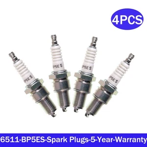 4x New BP5ES 6511 Standard Spark Plugs Platinum - Picture 1 of 4