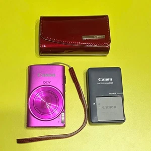 Canon IXY 610F Pink Digital Camera WiFi Full HD Compact Japan Rare with Case - Picture 1 of 7