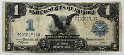1899 $1 Black Eagle Silver Certificate Note - Image 1 of 4