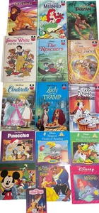 Lot/16 Disney Books Kids Hard & Paperback Lion King-Little Mermaid-Tarzan +More - Picture 1 of 20