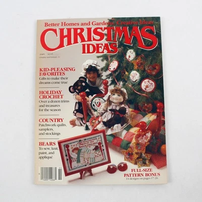Better Homes and Gardens Creative Ideas Magazine Christmas Ideas 1985 Foto 1 de 4