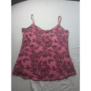 Y2K Vintage OP Tank Top Shirt Damen Fitted Cami Animal Print Gr. XL - Bild 1 von 3