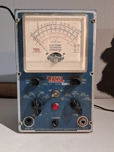 Vintage EICO Model 221 Voltmeter Ohmeter Powers On Untested Vacuum Tube VOM - Bild 1 von 6