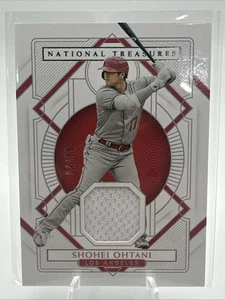 Camiseta 2021 National Treasures Shohei Ohtani #04/99 Angels Patch Dodgers Angels - Imagen 1 de 3