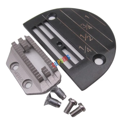 Heavy Needle Plate & Feed Dog FOR CONSEW 220, 230, 310, JUKI DDL-555, DDL-8500 - Image 1 of 3