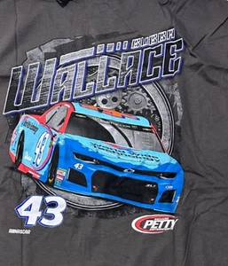 CAMISETA NASCAR BUBBA WALLACE ACERO CARBÓN TRUENO DRIVER PETTY MOTORSPORTS S - Imagen 1 de 4