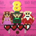 Zelda 8-Bit Pixel Birthday Cake Topper
