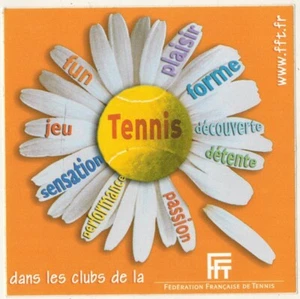 Sticker Autocollant-FFT-Tennis-Fédération francaise - Imagen 1 de 1