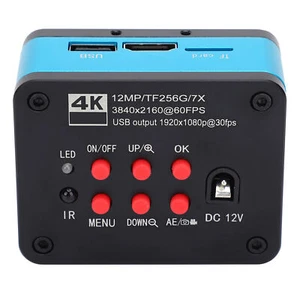 Fotocamera microscopio 12MP 1080P 4K CMOS UHD digitale elettronica industriale baionetta C - Foto 1 di 14
