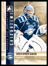 2011-12 In The Game Heroes & Prospects Christopher Gibson Chicoutimi Sagueneens