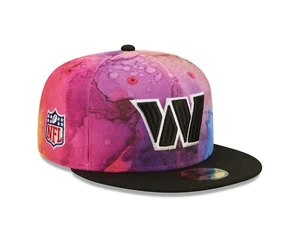 Washington Commanders New Era Crucial Catch Sideline 59FIFTY Fitted Hat - Pink - Picture 1 of 7