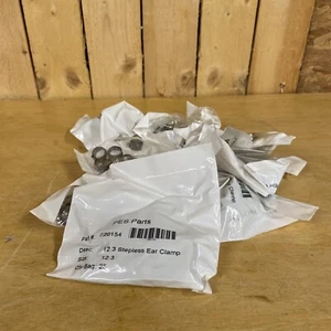 Pes Parts Stepless One Ear Clamp,7mm,9.8mm Closed - 12.3mm Open 200 Pack - Picture 1 of 3