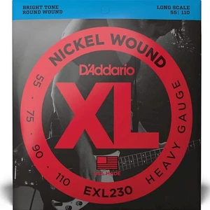 D'Addario EXL230 nickelumwundene Bassgitarrensaiten - schwer - 55-110 - lange Skala - Bild 1 von 1