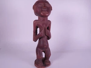 Antica statuetta tribale in legno della tribù Tabwa Repubblica Democratica Congo - Foto 1 di 10