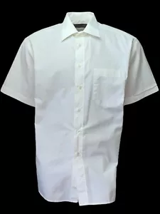 CHRISTIAN DIOR MONSIEUR Herren Designer Hemd Luxus Kurzarm FRANCE weiß Gr.L - Bild 1 von 5
