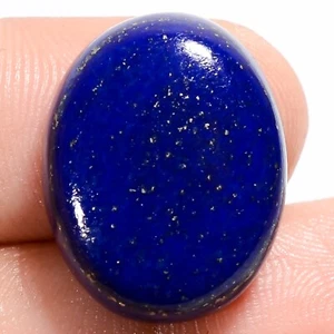 Natural Oval Lapis Lazuli Cabochon Spiritual Gemstone 25.50 Cts 20X15X7 mm - Picture 1 of 6