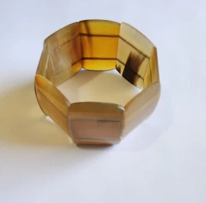Bracciale Elastico Porta Corno di Bufalo - Nuovo - Foto 1 di 3