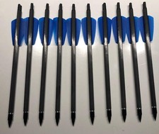 10 carbon bolts 7,5" blue Cobra R9 / RX / ADDER crossbow bolts Ek Archery