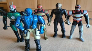 Bandai & Kenner 90's Action Figure Bundle Job Lot 5x Retro Toys, Beetleborgs etc - Picture 1 of 5