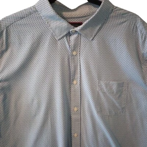 Camisa con botones Untuckit Borgo para hombre azul claro manga corta talla XXXL 3XL - Imagen 1 de 9