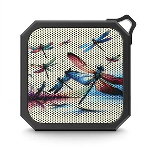 Haut-parleur Bluetooth extérieur avec design libellule, cadeau amoureux de la nature, art unique - Photo 1 sur 5