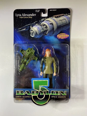 BABYLON 5 LYTA ALEXANDER  GLOVE & COMMERCIAL TRANSPORT SHIP MICROMACHINE NEW NIP Cover