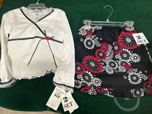 Conjunto de falda y blusa Disorderly Kids 2p blanca negra precio $34.99, nuestro precio $15 - Imagen 1 de 11