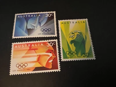 Austrália 1984 Scott 922-924 Conjunto Completo de 3 MNH Frete Combinado - Imagem 1 de 2