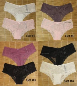 2 Bragas de Encaje Victoria's Secret MUY SEXY Flor Silvestre DESCARADAS Medianas Tú eliges - Imagen 1 de 8