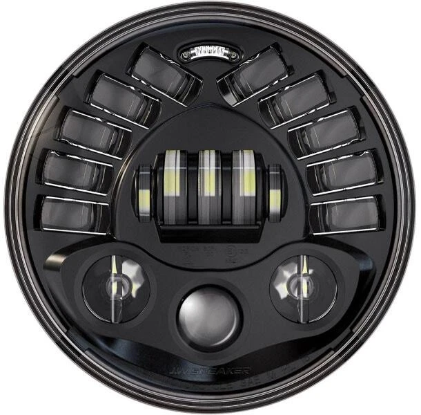 Faro Adaptable Custom Dynamics Negro 7 LED 5000k Indian Touring 15-21 Foto 1 de 1