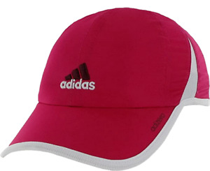 NEW adidas Women's Adizero II Adj. Golf/Tennis Hat/Cap-Bold Pink/Maroon/White