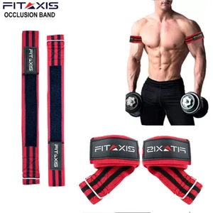 BFR Arm Leg Occlusion Bands Muscle Blood Flow Restriction Gym Gear Straps - Picture 1 of 6