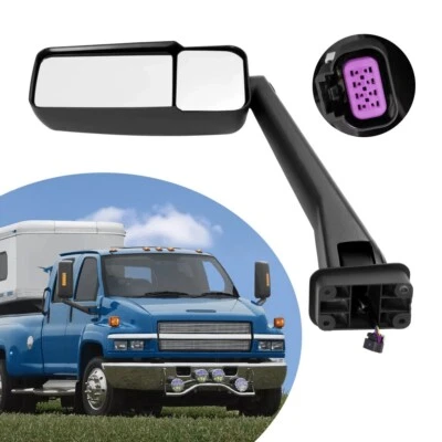 Espejo retrovisor eléctrico térmico con luz lado del pasajero para Chevy Kodiak C4500 C5500 2003-09 Foto 1 de 4