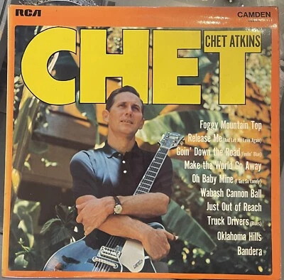 Chet Atkins ‎– Chet LP – CDS 1014 Vinyl record lp - Image 1 of 2