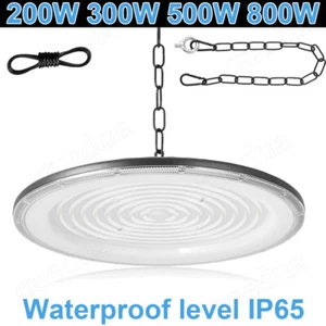 UFO LED High Bay Light 800W 500W 300W 200W Watt GYM Warehouse Shop Light Fixture - Picture 1 of 17