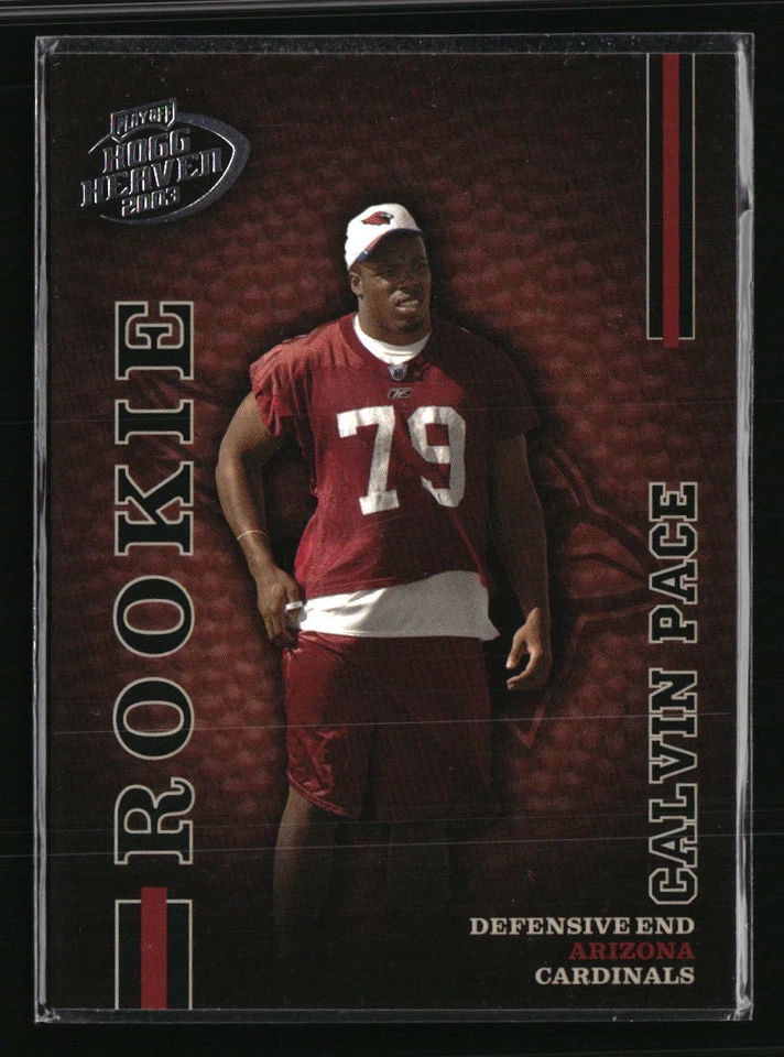 Calvin Pace 2003 Playoff Hogg Heaven #180 Football Card /1000 - Image 1 of 2