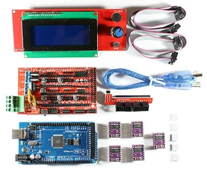 Ramps 1.4 Set/Kit for Reprap 3D Printer, Mega 2560, 5x DRV8825, 2004 LCD - Picture 1 of 6