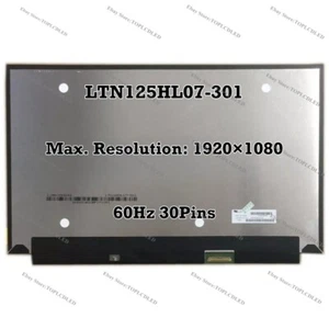 LTN125HL07-301 LTN125HL07 301 12.5" FHD 1920×1080 IPS LED LCD Pantalla EDP 30 Pines - Imagen 1 de 1