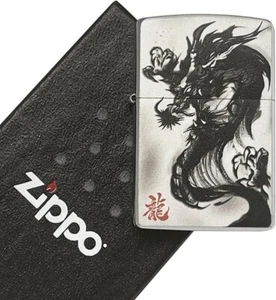 Super Cool Design : ZIPPO : Oil Lighter : Dragon: Surface Finishing by JAPAN - Picture 1 of 7